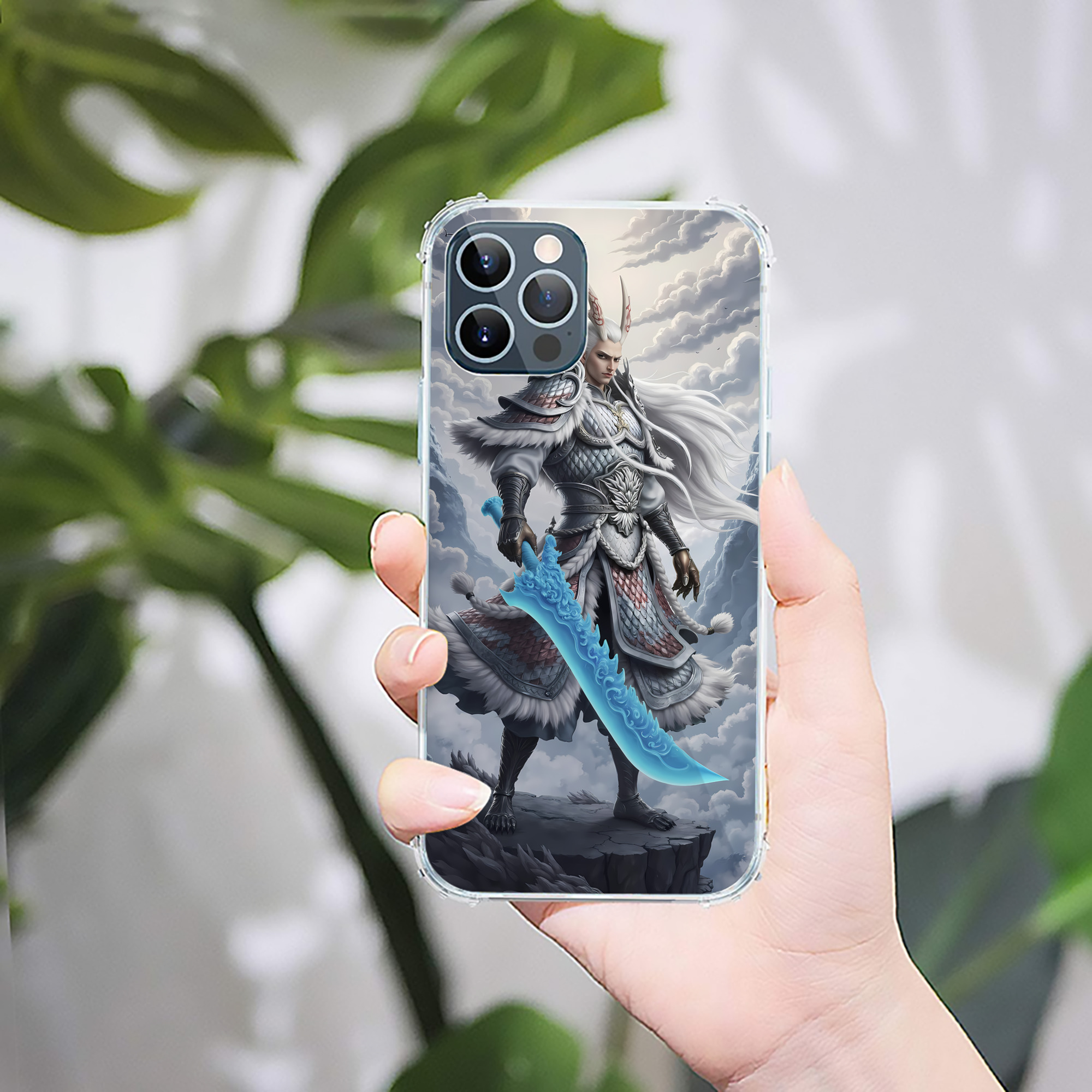 （画像用） Ne Zha 2 ナタ 魔童の大暴れ 【iPhone 12シリーズ対応】透明スマホケース（クリアソフトケース）